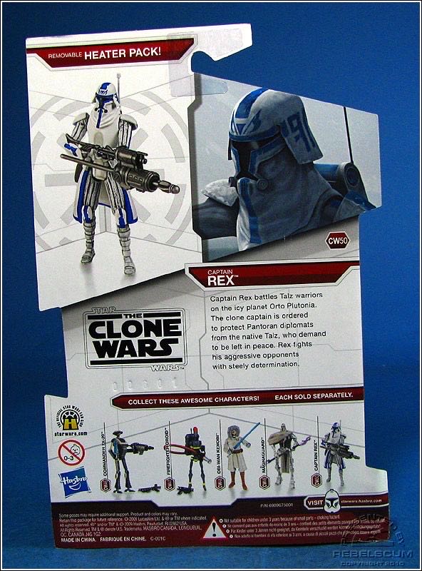 Star Wars: Captain Rex (Orto Plutonia) (CW50) - Hasbro (Star Wars: The Clone Wars) action figure collectible - Main Image 4