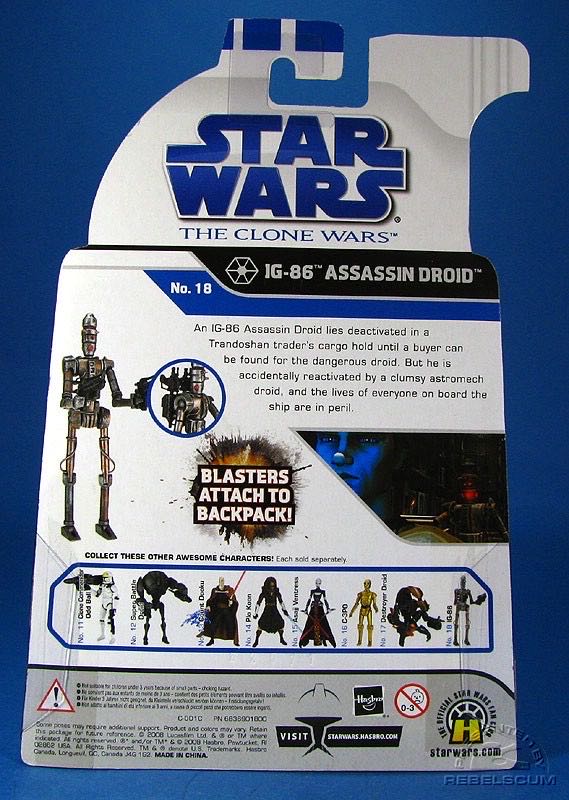 Star Wars: IG-86 Assassin Droid (CW No. 18) - Hasbro (Star Wars: The Clone Wars) action figure collectible - Main Image 4