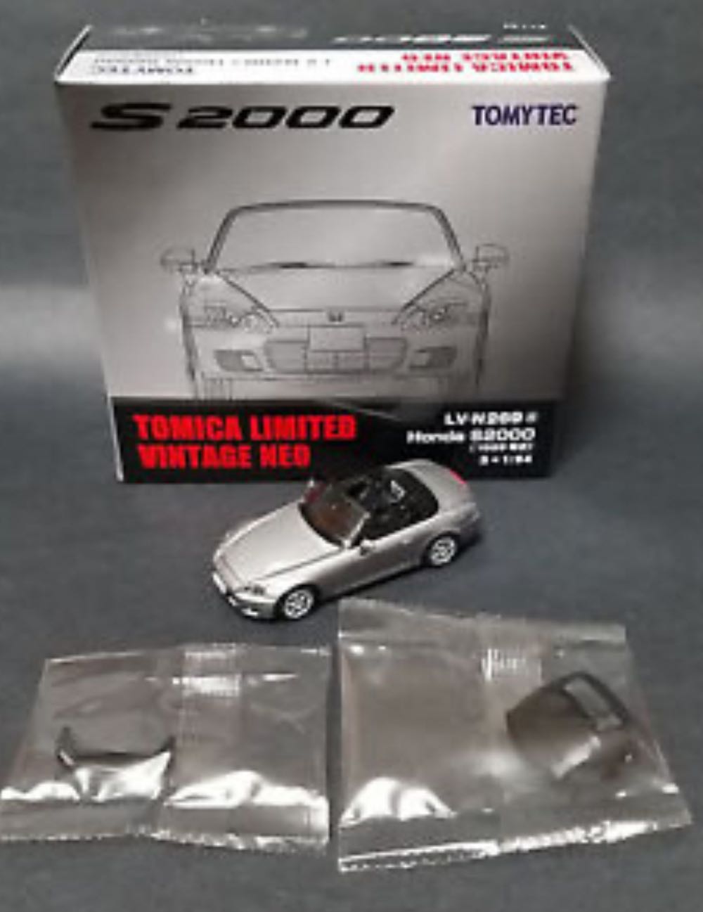 Honda S2000 ’99 Silver LV-N269a - TomyTec (Box Set) action figure collectible [Barcode 4543736320340] - Main Image 2