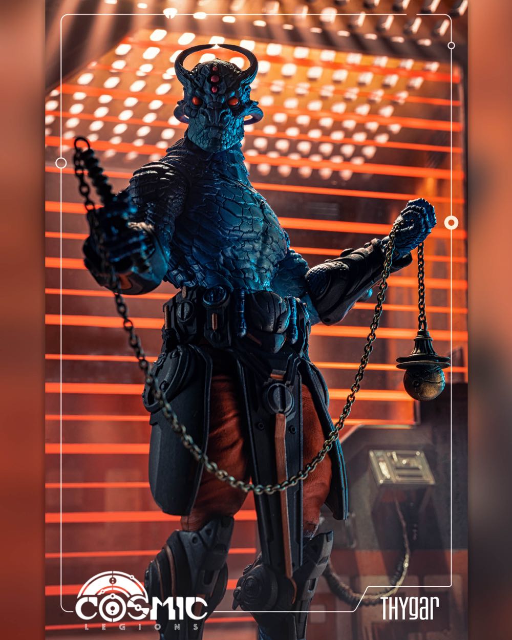 Four Horsemen - Cosmic Legions - Hvalkatar: Book One - Olek Thygar (GraveRing) Action Figure - Four Horsemen (Cosmic Legions - Hvalkatar: Book One) action figure collectible - Main Image 4