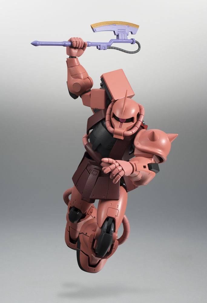 Bandai - Tamashii Nations - The Robot Spirits - Mobile Suit Gundam - MS-06S Zaku II Char’s Custom Model Version A.n.i.m.e. - Bandai Robot Spirits (The Robot Spirits - Mobile Suit Gundam) action figure collectible [Barcode 4573102581419] - Main Image 2