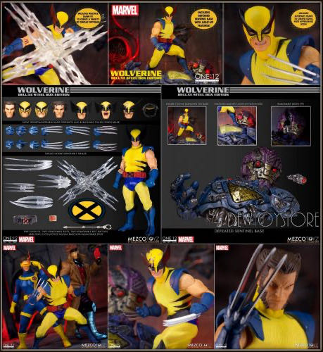 Wolverine Delux Steel Box - Mezco ONE:12 (Xmen) action figure collectible - Main Image 2