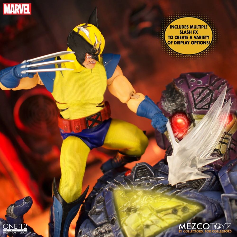 Wolverine Delux Steel Box - Mezco ONE:12 (Xmen) action figure collectible - Main Image 4