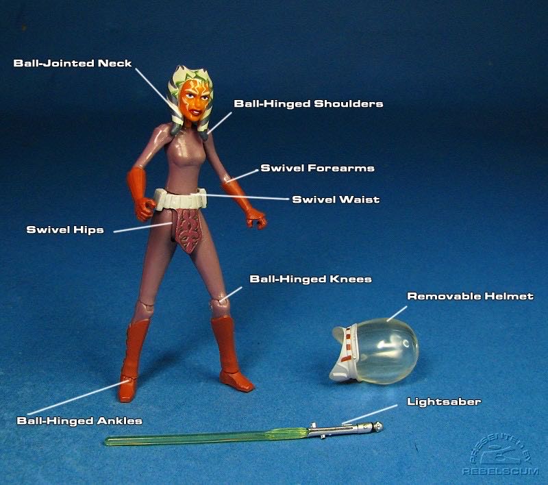 Star Wars: Ahsoka Tano (CW23) - Hasbro (Star Wars: The Clone Wars) action figure collectible - Main Image 3