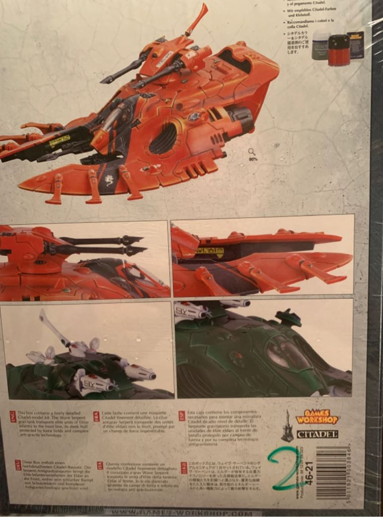 Warhammer 40.000 Eldar Wave Serpent - Citadel action figure collectible [Barcode 5011921003846] - Main Image 2