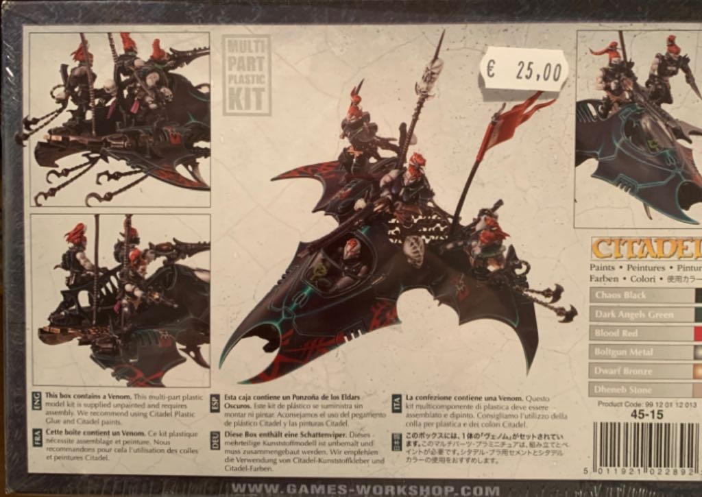 Warhammer 40.000Venom Dark Eldar - Citadel action figure collectible [Barcode 5011921022892] - Main Image 2