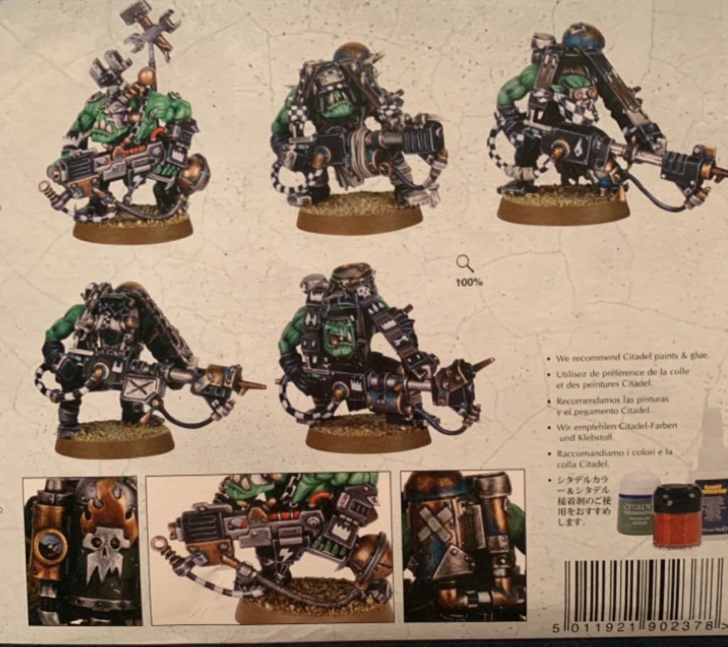 Warhammer SPRUES Lootas / Burna Boyz Ork - Citadel action figure collectible [Barcode 5011921902378] - Main Image 2