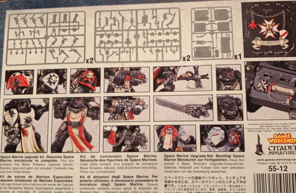 Warhammer SPRUES Black Templars Chapter Upgrade - Citadel action figure collectible [Barcode 5011921911547] - Main Image 2