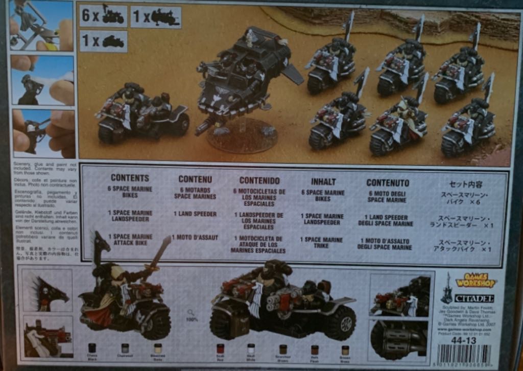 Warhammer SPRUE Dark Angels Ravenwing - Citadel action figure collectible [Barcode 5011921906659] - Main Image 2