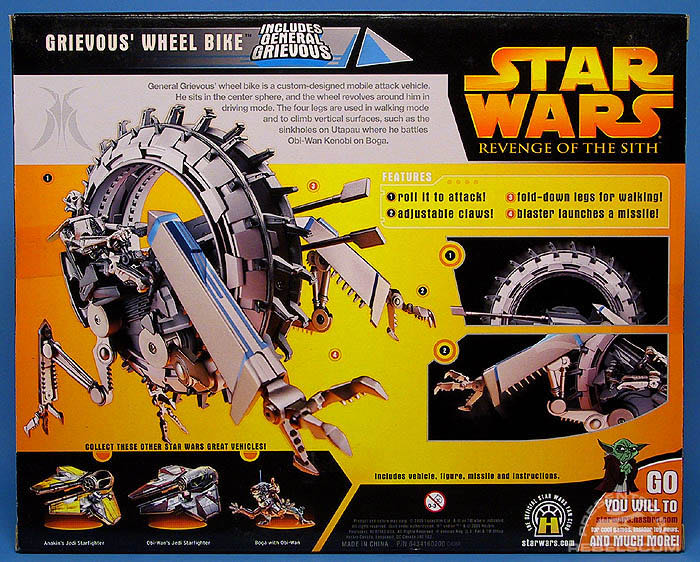Star Wars: Grievous’ Wheel Bike - Hasbro (Star Wars: Episode III: Revenge of the Sith) action figure collectible - Main Image 4