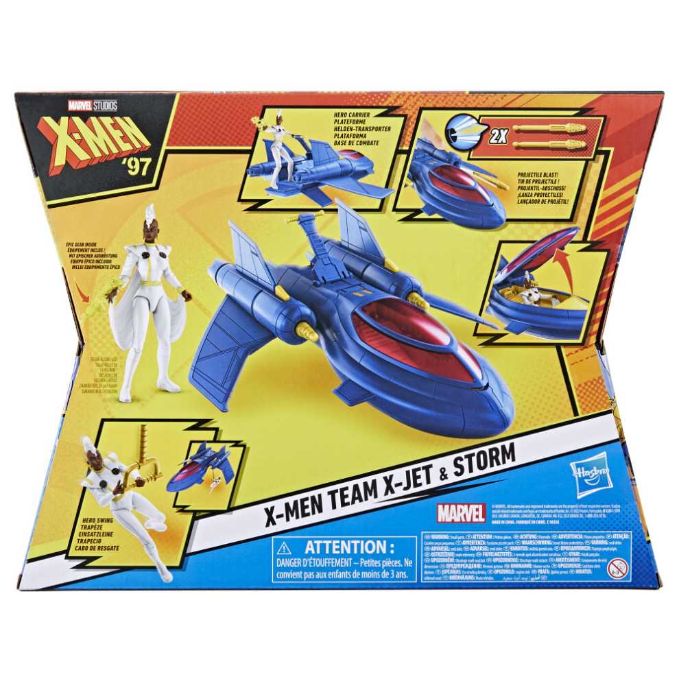 Marvel Studios X-men ’97 X-men Team X-jet And 4-inch Storm Figure  - Hasbro (Marvel Legends) action figure collectible [Barcode 5010996138736] - Main Image 2
