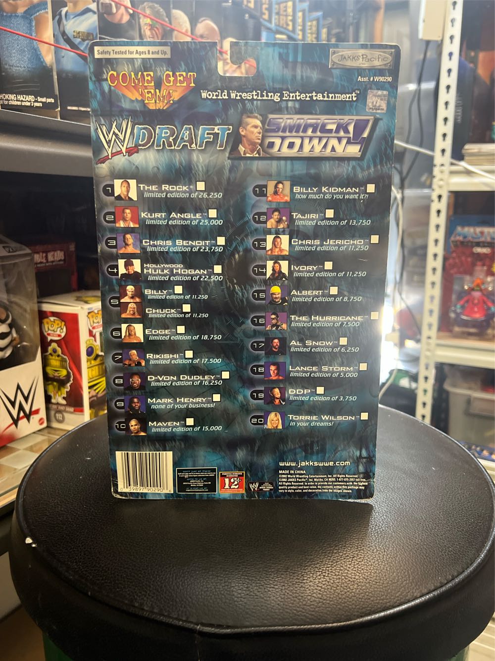 Chris Jericho WWE Draft - Jakks Pacific - WWE (Wwe Draft) action figure collectible [Barcode 039897902906] - Main Image 2