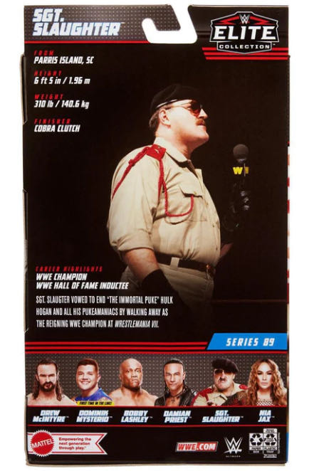 Elite Series #89 - Mattel (Sgt. Slaughter) action figure collectible - Main Image 2