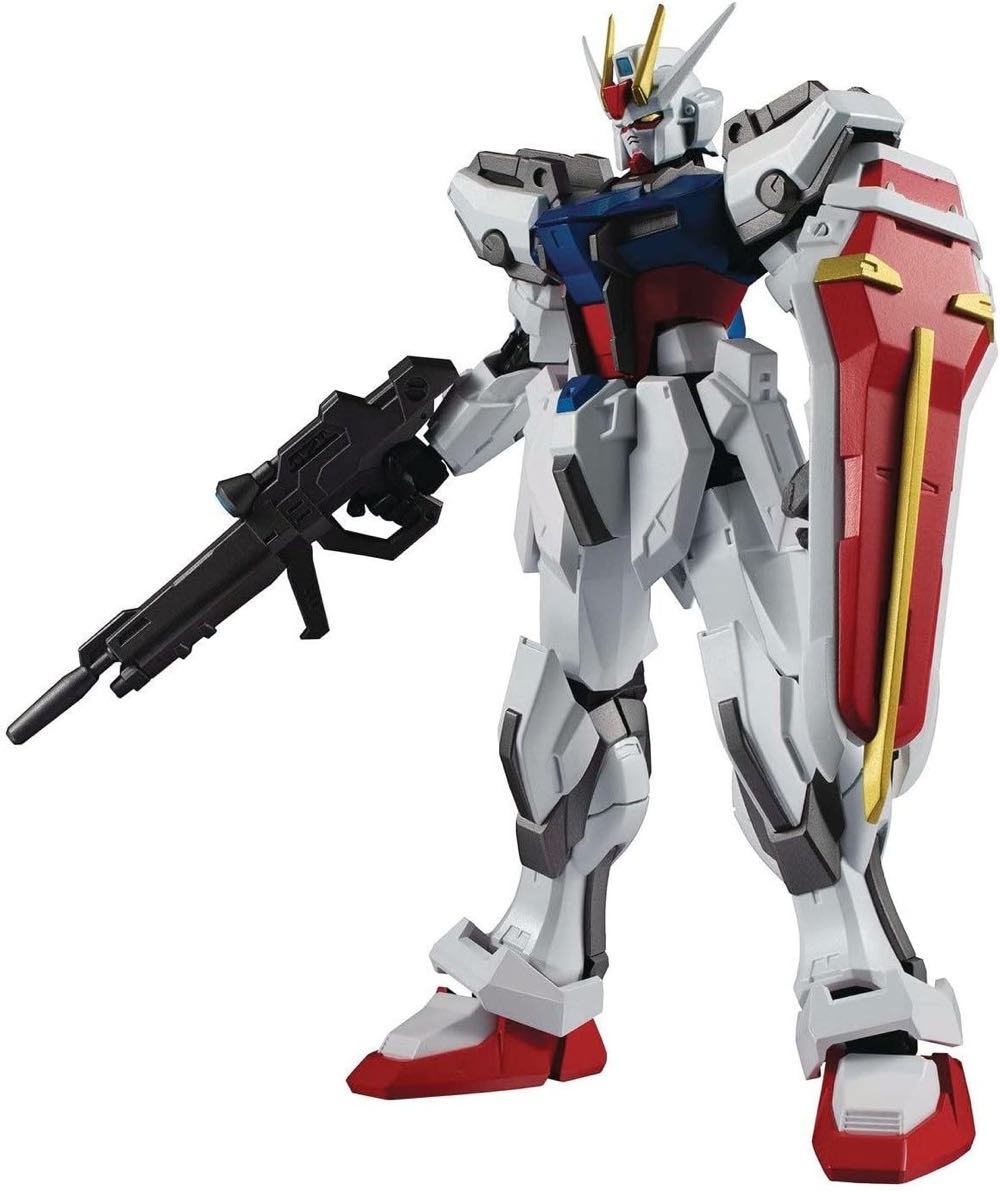 Bandai - Tamashii Nations - The Robot Spirits - Mobile Suit Gundam Seed - GAT-X105 Strike Gundam Version A.n.i.m.e. - Bandai Robot Spirits (The Robot Spirits - Mobile Suit Gundam) action figure collectible [Barcode 4573102634535] - Main Image 2
