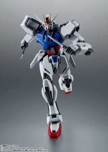 Bandai - Tamashii Nations - The Robot Spirits - Mobile Suit Gundam Seed - GAT-X105 Strike Gundam Version A.n.i.m.e. - Bandai Robot Spirits (The Robot Spirits - Mobile Suit Gundam) action figure collectible [Barcode 4573102634535] - Main Image 3