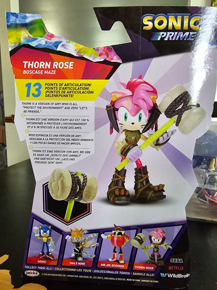 Sonic The Hedgehog - Prime - Throne Rose  - Jacks Pacific (Prime Style) action figure collectible [Barcode 192995419162] - Main Image 2
