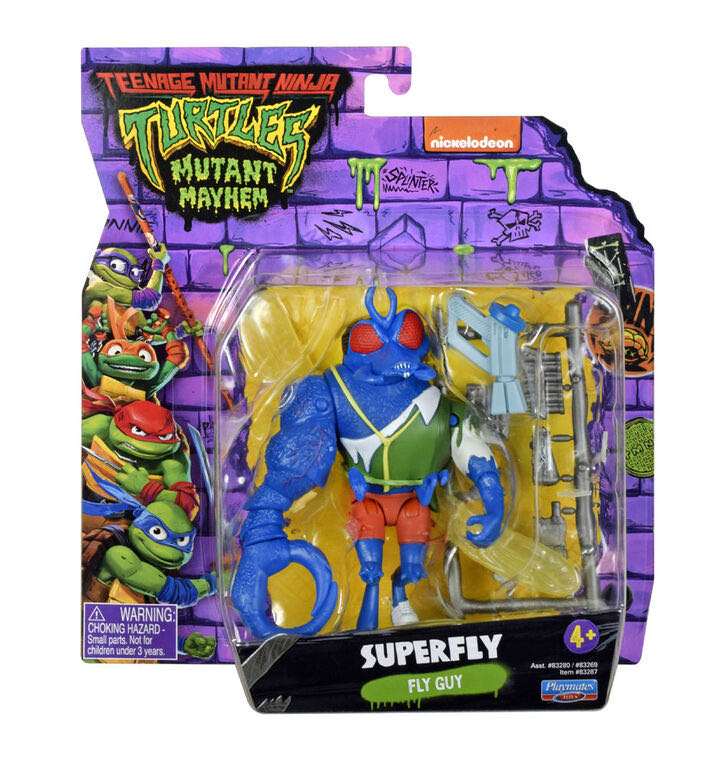 TMNT - Mutant Mayhem - Super Fly - Playmates (TMNT) (TMNT Mutant Mayhem) action figure collectible - Main Image 3