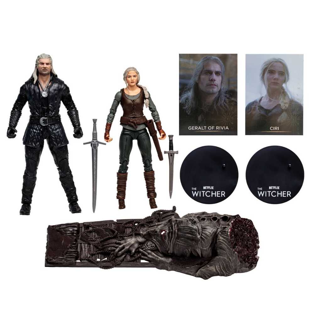 Geralt And Ciri Limited Edition 2 Pk - Fantasy (Warrior) action figure collectible [Barcode 787926138139] - Main Image 2