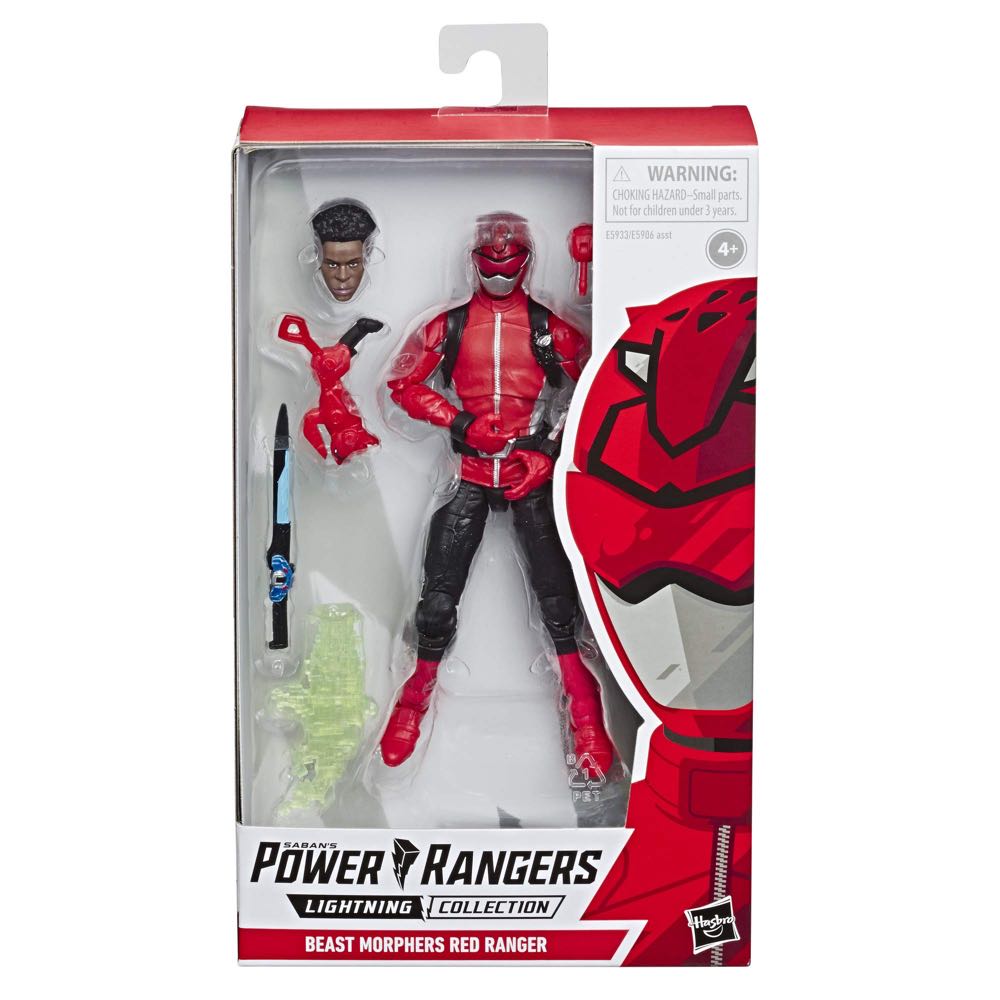 Power Rangers: Beast Morphers Red Ranger - Hasbro (Power Rangers: Lightning Collection) action figure collectible - Main Image 2