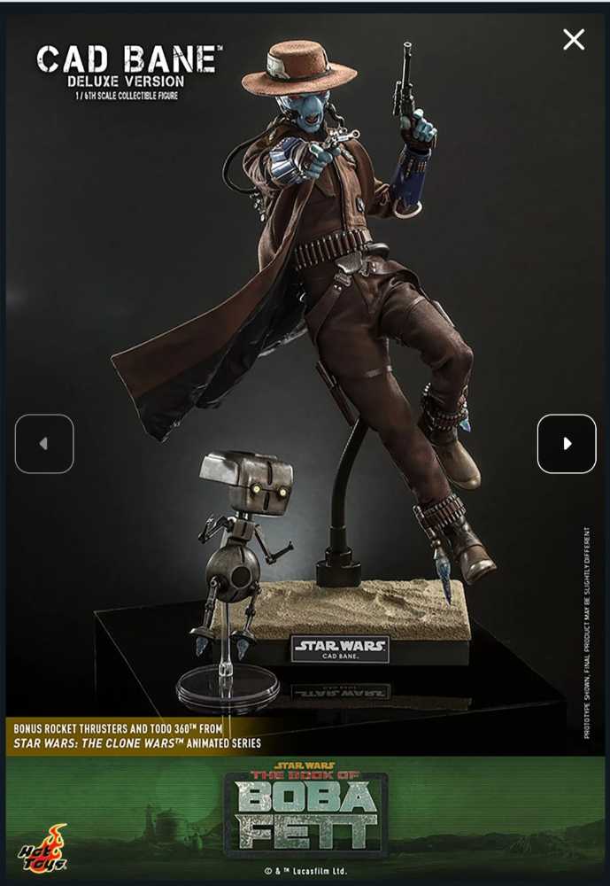 Hot Toys - Star Wars - CAD BANE Deluxe - The Book of Boba Fett - Hot Toys (Cad Bane) action figure collectible [Barcode 4895228611581] - Main Image 3