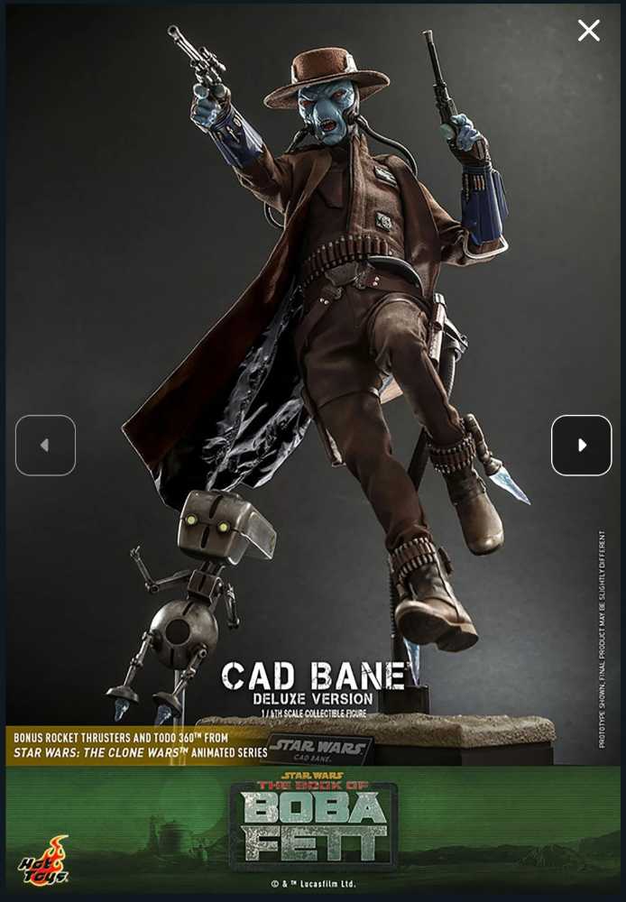 Hot Toys - Star Wars - CAD BANE Deluxe - The Book of Boba Fett - Hot Toys (Cad Bane) action figure collectible [Barcode 4895228611581] - Main Image 4