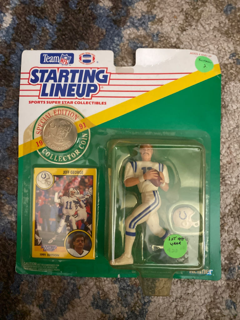 Jeff George  (Starting Lineup Football) action figure collectible - Main Image 1