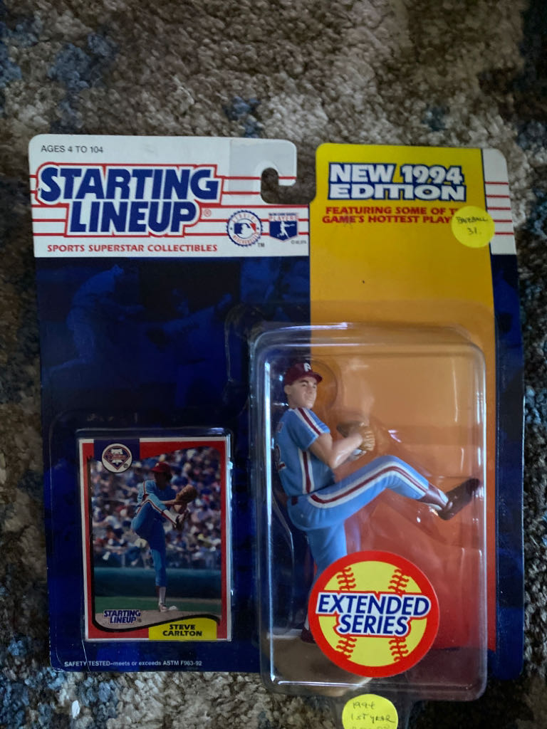 Steve Carlton  (Starting Lineup Baseball) action figure collectible [Barcode 076281685458] - Main Image 1