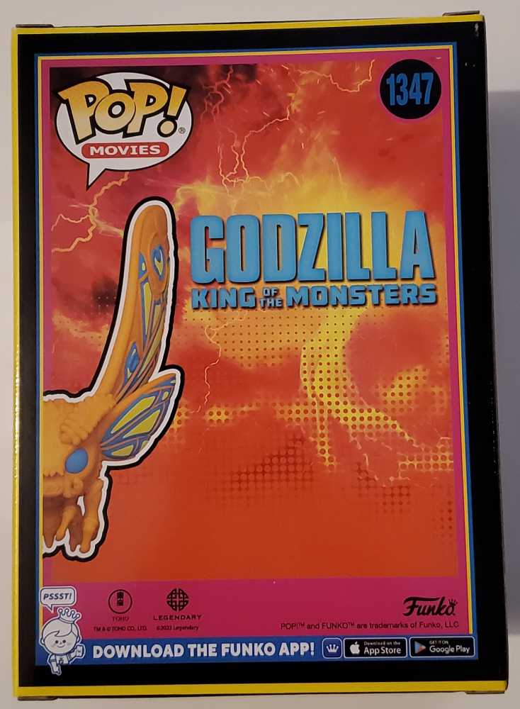 Godzilla King Of The Monsters #1347 : Pop! Movies Mothra Entertainment Earth Exclusive Limited Edition - Funko (Godzilla: King of the Monsters) (Godzilla: King of the Monsters) action figure collectible [Barcode 889698687232] - Main Image 4