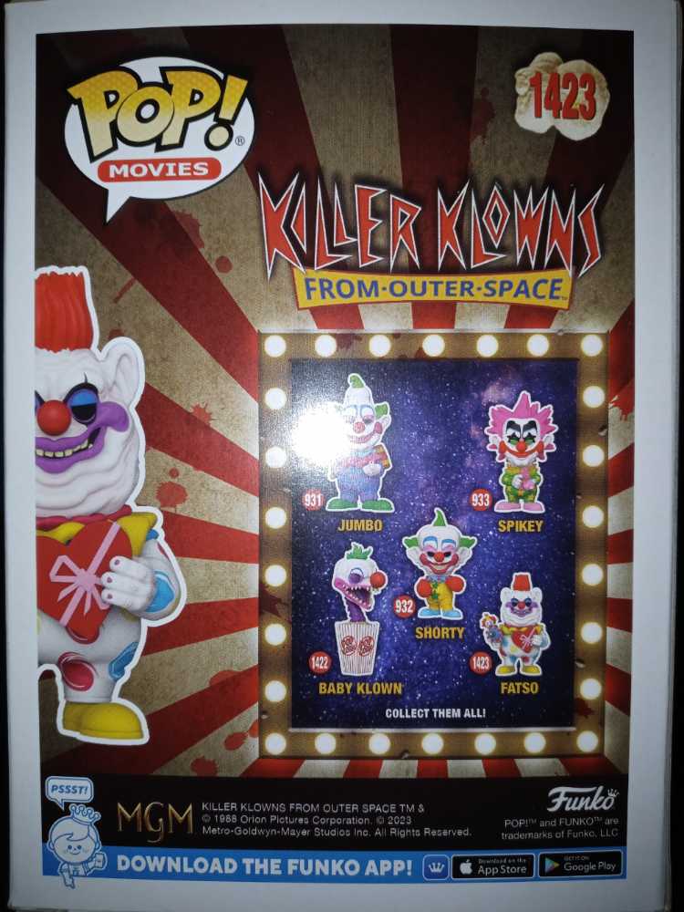 Fatso #1423 - Funko (Funko Pop) action figure collectible [Barcode 889698723787] - Main Image 2