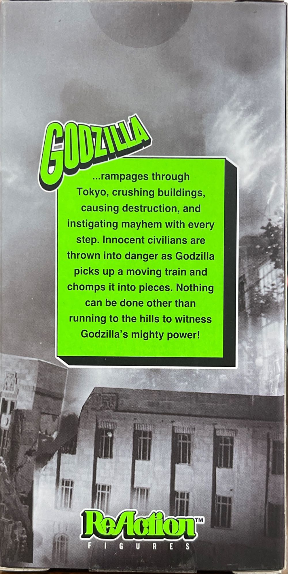 Godzilla 1954 With Tokyo Train - Super 7 action figure collectible [Barcode 840049832992] - Main Image 2