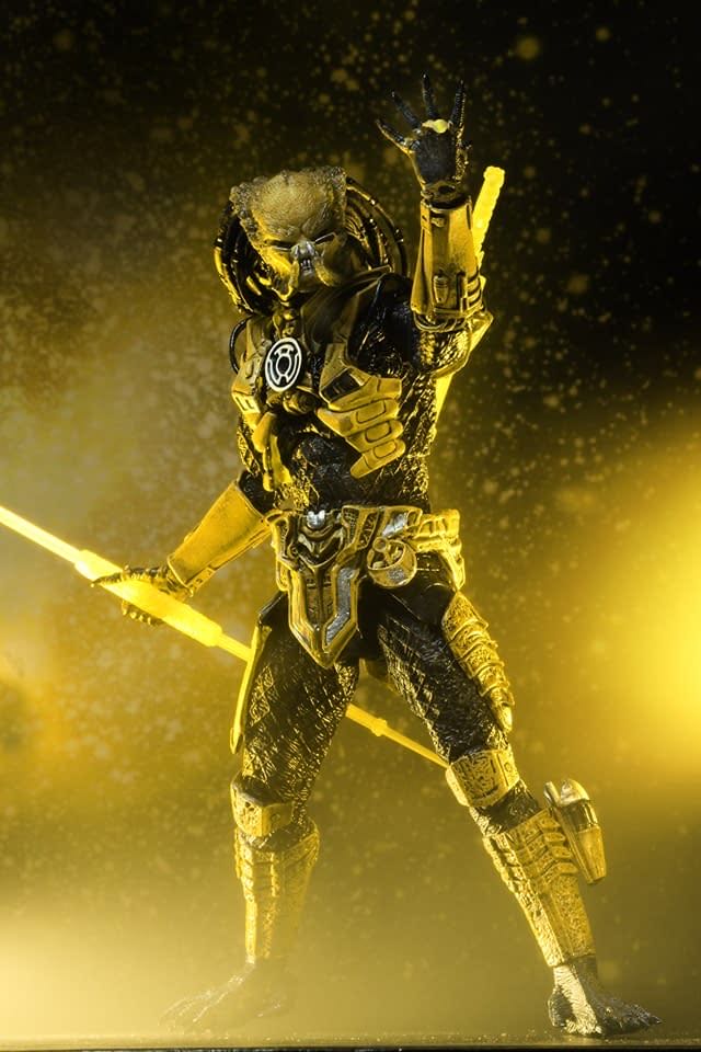 Green Lantern / Predator [Yellow Lantern] - Neca (Predators) action figure collectible - Main Image 4