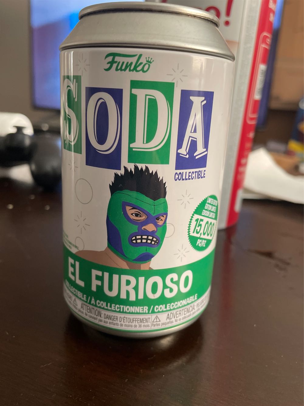 Soda El Furioso (the Hulk) - Funko (Funko Soda) action figure collectible [Barcode 889698545082] - Main Image 2