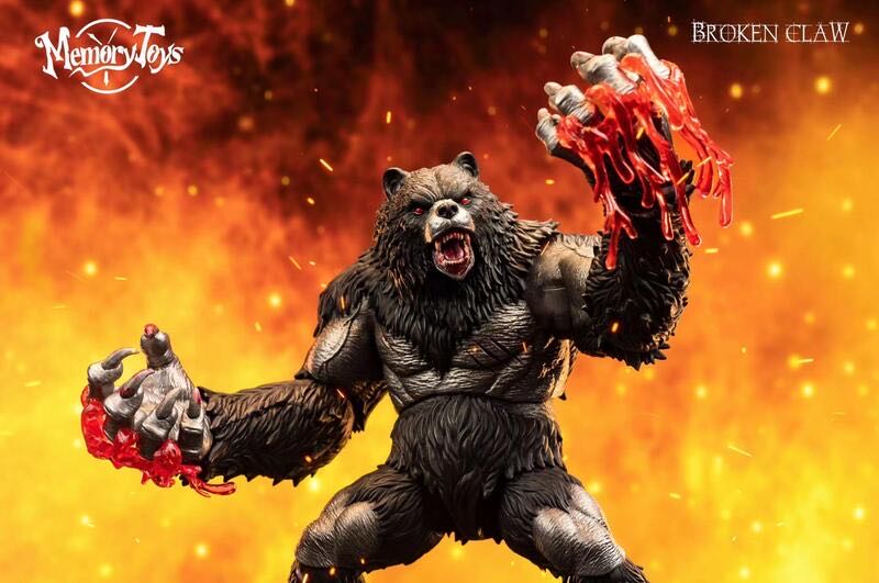 Steel Black Bear Action Figure (With Bonus Armor) - Memory Toys (Berserker broken Claw) action figure collectible - Main Image 2