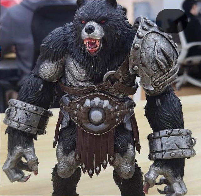 Steel Black Bear Action Figure (With Bonus Armor) - Memory Toys (Berserker broken Claw) action figure collectible - Main Image 4