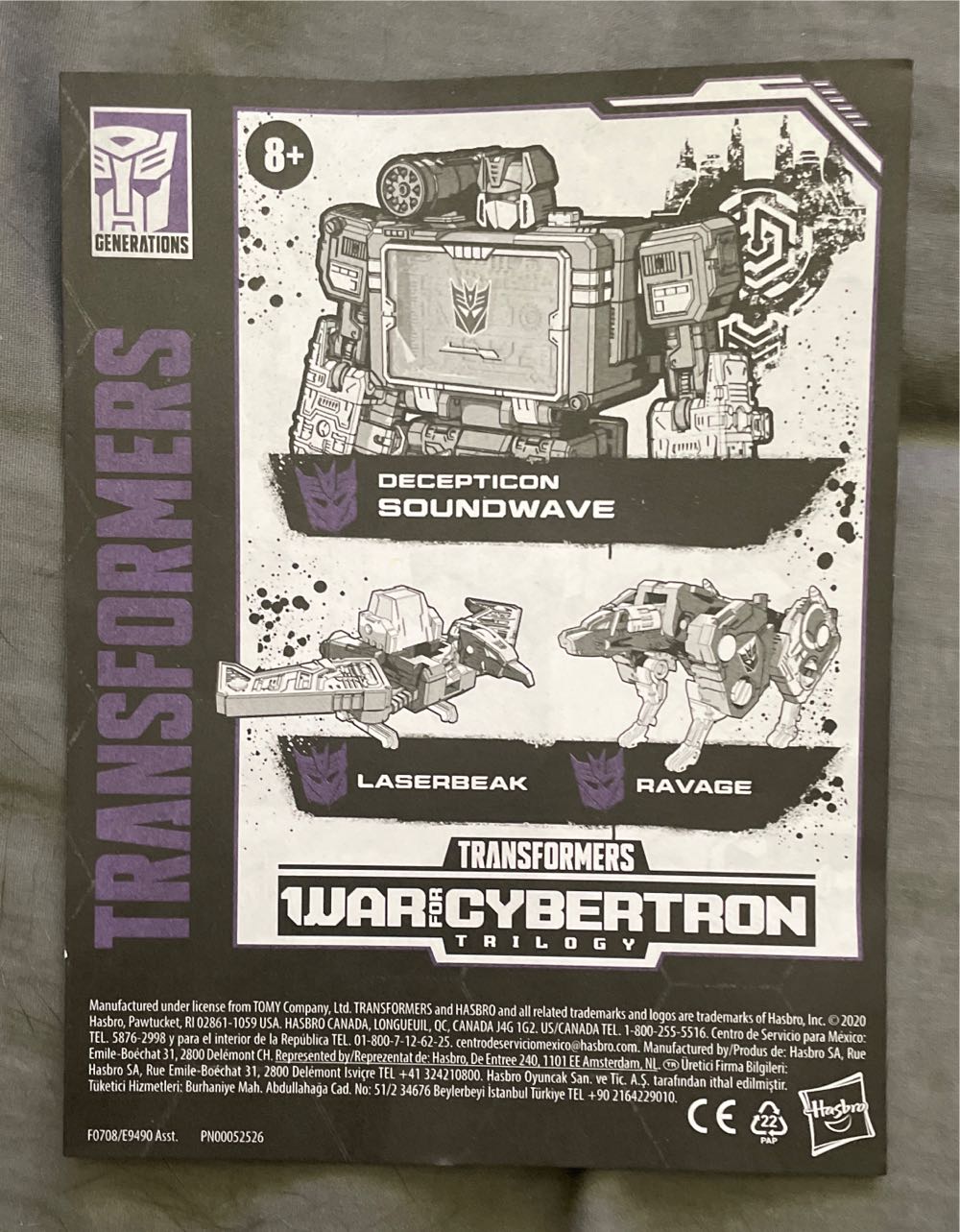 Soundwave, Ravage & Laserbeak - Hasbro action figure collectible - Main Image 2