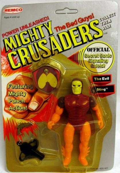 Sting - Remco (Mighty Crusaders) action figure collectible - Main Image 2