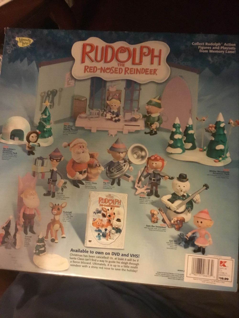 Rudolph The Red Nose Reindeer Holiday Clip On Collection - Holiday Lane (Rudolph the Red-Nosed Reindeer) action figure collectible [Barcode 090733066930] - Main Image 2