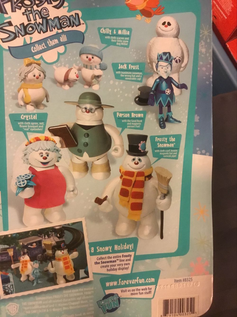 Crystal Frosty The Snowman - Forever Fun (Frosty The Snowman) action figure collectible [Barcode 879104003251] - Main Image 2