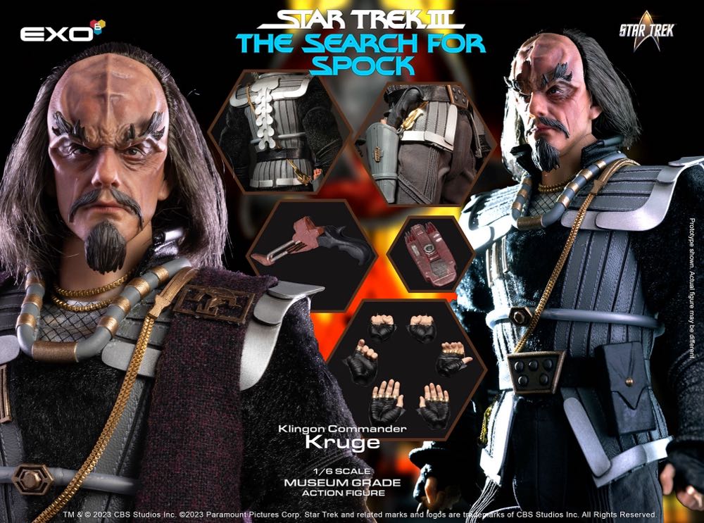 EXO-6 Star Trek III The Search For Spock Commander Kruge - EXO-6 (Commander Kruge) action figure collectible - Main Image 2