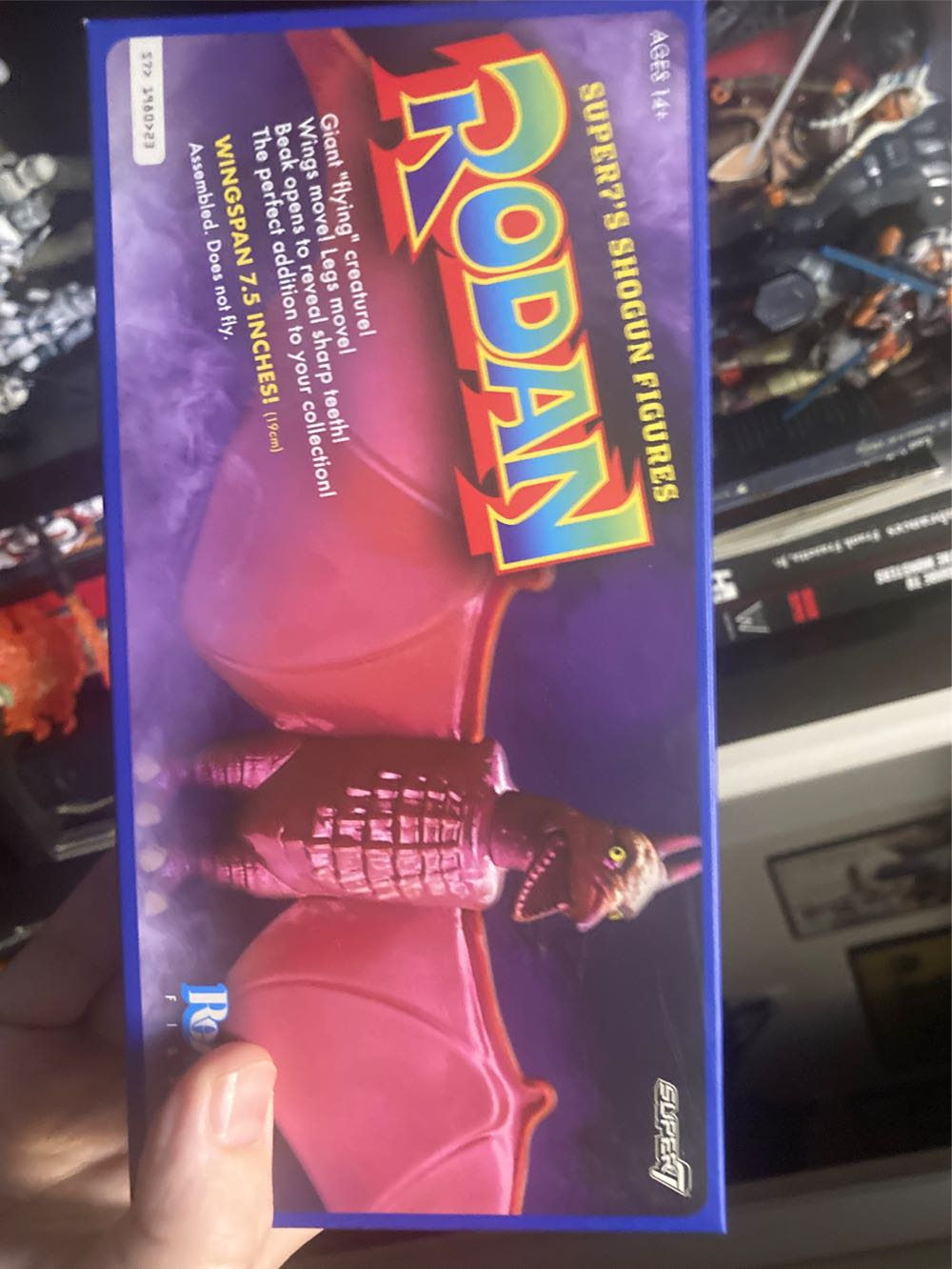 Super 7 Shogun Warriors Rodan 3.75” Reaction Godzilla - Super 7 (Godzilla) action figure collectible [Barcode 840049832343] - Main Image 4