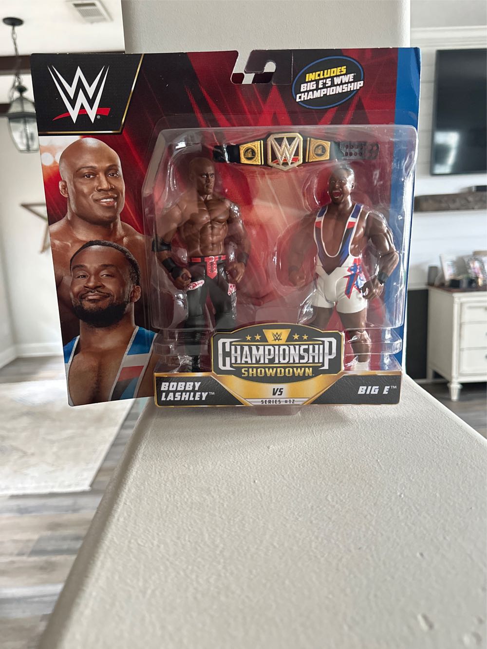 Mattel Wwe Big E Vs Bobby Lashley Championship Showdown Action Figure 2-pack With Wwe Championship 6-inch  action figure collectible [Barcode 194735114689] - Main Image 2