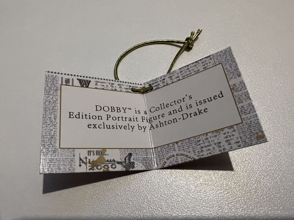 Dobby The House Elf Collector’s Figure - The Ashton Drake (Harry Potter) action figure collectible - Main Image 4