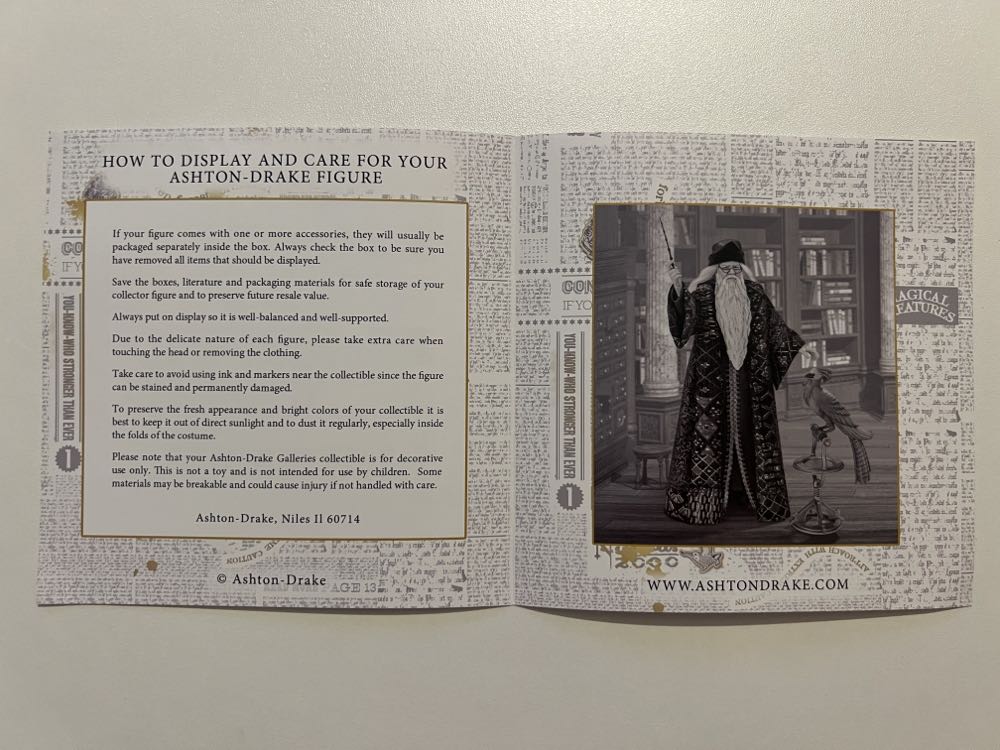 Professor Dumbledore Ultimate Year Two Portrait Figure - The Ashton Drake (Harry Potter) action figure collectible - Main Image 2