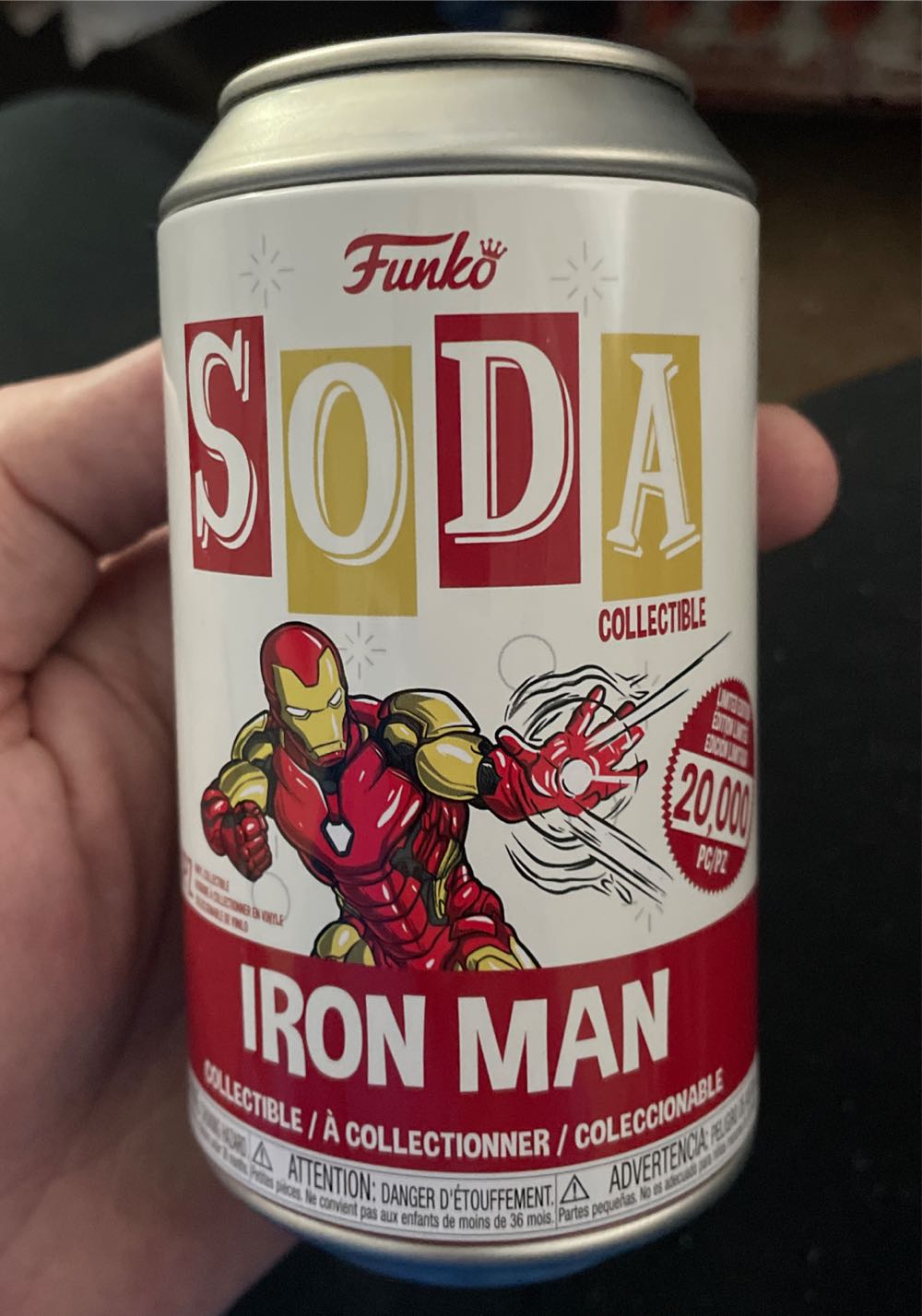 Iron Man - Funko (Funko Soda) action figure collectible [Barcode 889698543309] - Main Image 2