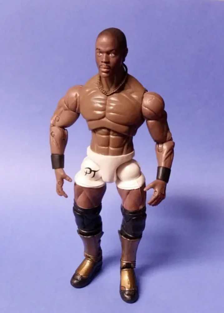 TNA Impact Wrestling Primetime Elix Skipper White Trunks Variant RARE Toybiz  action figure collectible [Barcode 883199901354] - Main Image 3