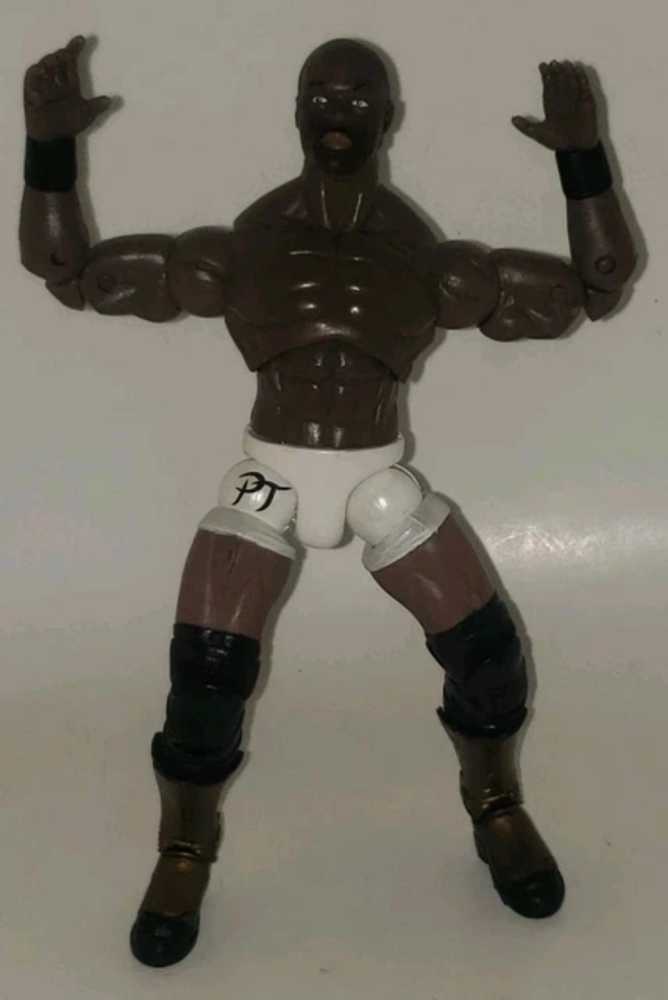 TNA Impact Wrestling Primetime Elix Skipper White Trunks Variant RARE Toybiz  action figure collectible [Barcode 883199901354] - Main Image 4