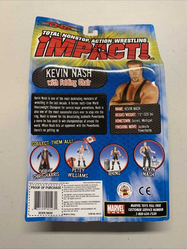 Tna Impact Wrestling Series 4 Kevin Nash Marvel Wcw  action figure collectible [Barcode 883199901231] - Main Image 2