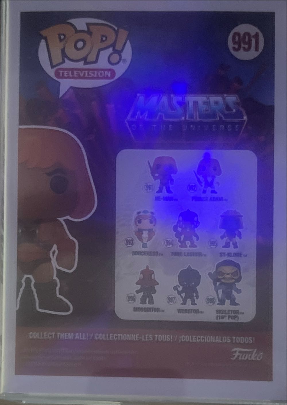 Funko Pop Masters Of The Universe He-man With Sword Glow  action figure collectible [Barcode 889698490627] - Main Image 2