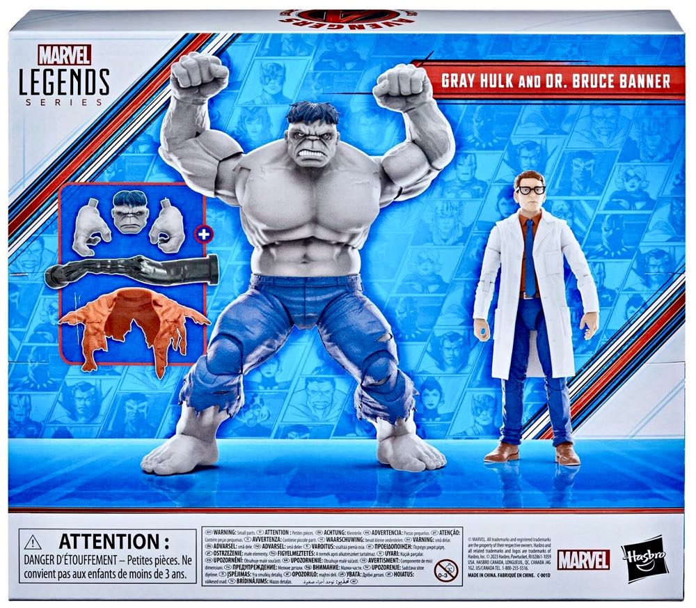 Gray Hulk & Bruce Banner - Hasbro (Avengers: Beyond Earth’s Mightiest) action figure collectible - Main Image 2