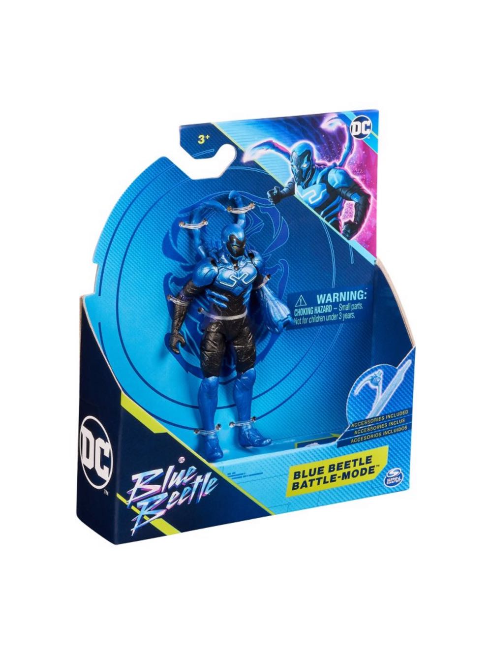 Blue Beetle Movie - Blue Beetle (Battle-Mode) - Spin Master (Blue Beetle (2023)) action figure collectible [Barcode 778988489659] - Main Image 3